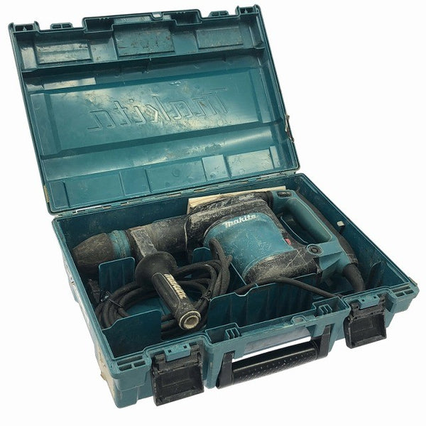 ☆中古品☆makita マキタ 100V 電動ハンマー HM0871C ケース付 SDSマックス コンクリートブレーカー ハツリ機 はつり機 斫り機115463 - 2