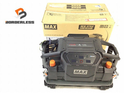 ☆未使用品☆ MAX マックス 100V 11L 高圧4口エアコンプレッサー AK-HH1310E/AK98476 黒/ブラック128876