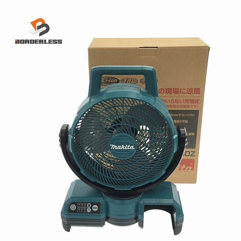 ☆中古品☆ makita マキタ 14.4V/18V 充電式ファン CF203D 青/ブルー 本体のみ 送風 乾燥 扇風機118650