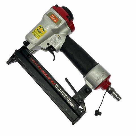 ☆中古2点セット☆MAX マックス 常圧ステープル用エアネイラ 4mm TA-225LU/4J 10mm TA-225LU/10J 常圧エアタッカ  大工道具126598 - 0