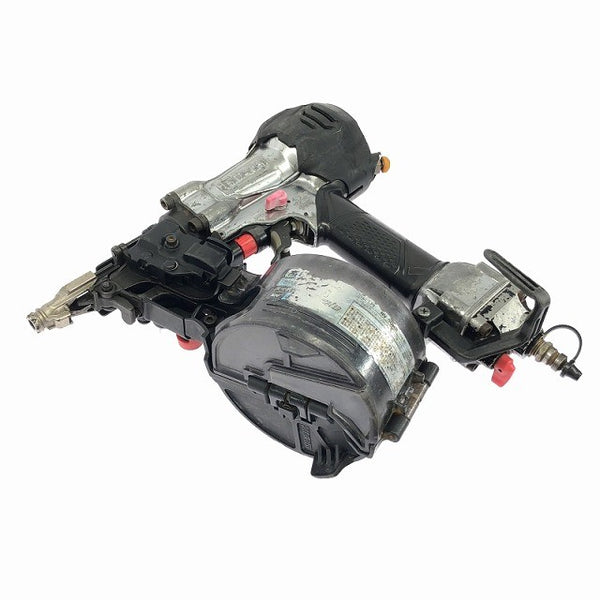 ☆中古品☆HITACHI 日立工機 50mm 高圧 ロール釘打機 NV50HR(S) パワー切り替え機構 エアダスタ付き エア工具 エアツール - 2