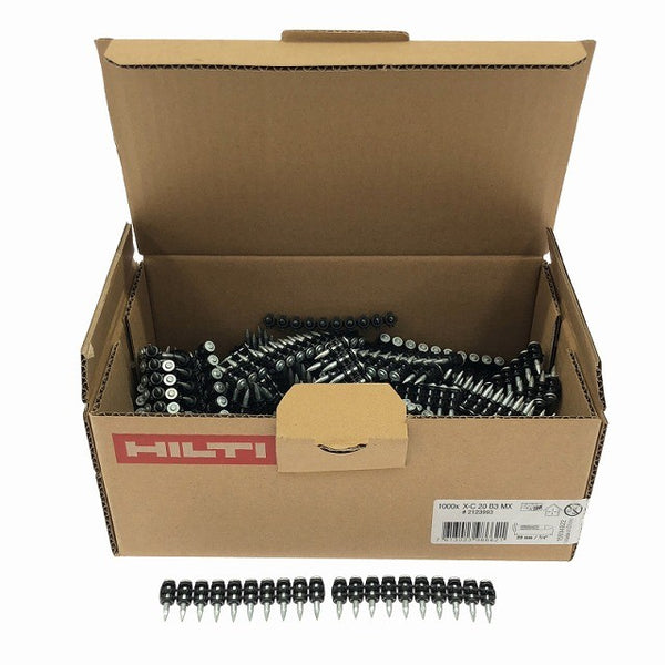 ☆未使用品☆HILTI ヒルティ BX3用 20mm コンクリート用ネイルピン X-C 20 B3 MX(1000本)136960 - 3