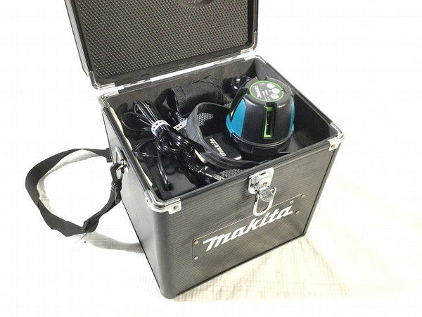 ☆美品☆makita マキタ 充電式屋内･屋外兼用追尾墨出し器 SK314GDN/SK314GDZN 受光器 ケース付 グリーンレーザー墨出し器132666 - 2