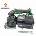 ☆中古品☆HITACHI 日立工機 18V 100mm コードレスディスクグラインダー G18DBVL バッテリ2個(4.0Ah) 充電器付 充電式114926 - 1