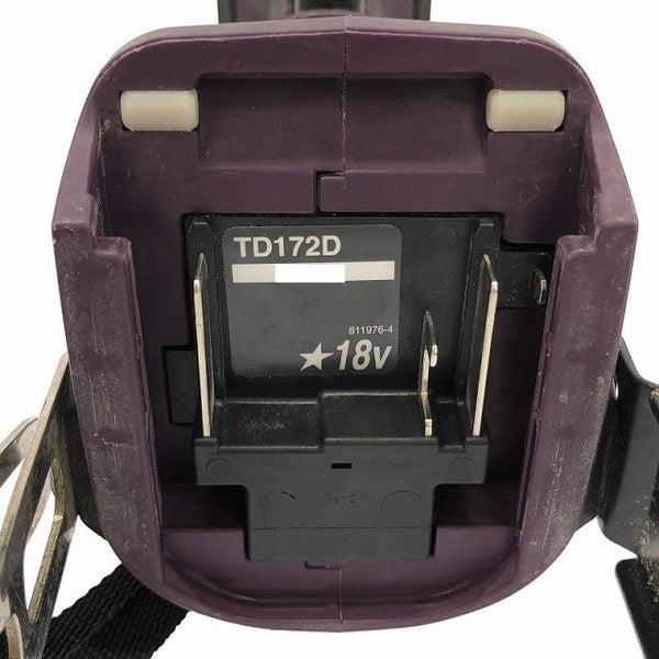 ☆中古品☆makita マキタ 18V 充電式インパクトドライバ TD172D 本体+バッテリー2個(18V 6.0Ah) 付き 電動工具134214 - 7