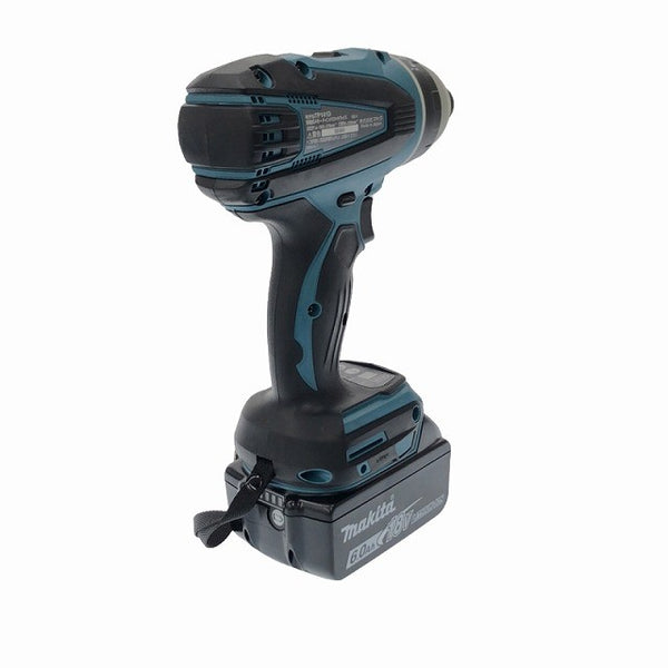 ☆未使用品☆ makita マキタ 18V 4モードインパクトドライバー TP141DRGX 青/ブルー バッテリー2個(6.0Ah)充電器 ケース付131949 - 7