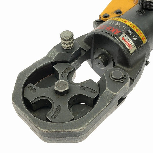 ☆中古品☆LOBSTER ロブスター 手動油圧式 圧着工具 AKH-150S 本体+ダイス4個+ケース付 手動式 圧着機 ロブテックス エビ133773 - 8