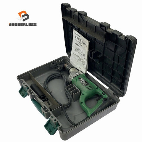 ☆中古品☆HITACHI 日立工機 100V 18mm 振動ドリル DV18VA ケース付き 電動工具 穴あけ 日曜大工126725