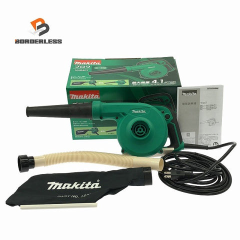 ☆未使用品☆makita マキタ 100V ブロワー MUB401 コード式 送風機 ブロアー 電動工具 DIY/日曜大工137638