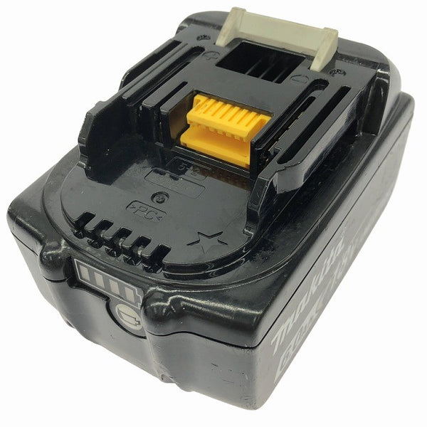 ☆中古品3点☆makita マキタ 18V 6.0Ah 純正 リチウムイオンバッテリー BL1860B 2個 残量表示付 充電器 DC18RF 蓄電池137462 - 4
