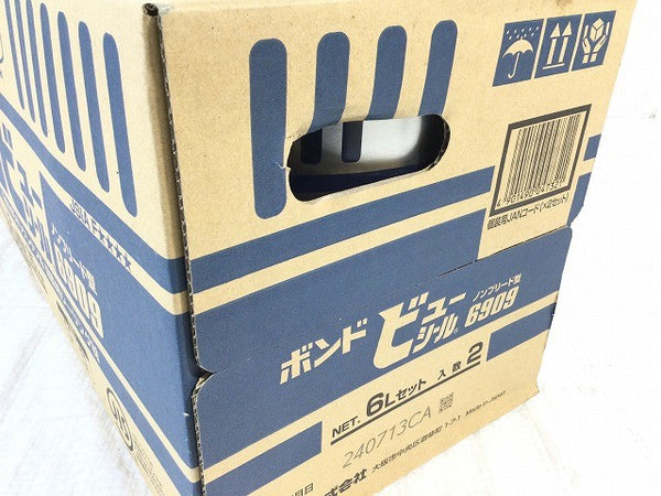 ☆未使用4缶☆KONISHI コニシ ボンド ビューシール 6909 NB/ノンブリード 2成分形ポリウレタン系 6Lセット 2缶入×2箱 シーリング材113081 - 7