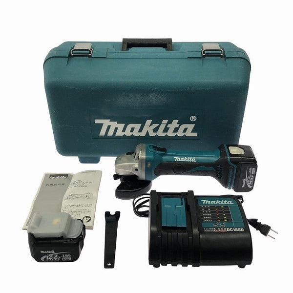 ☆中古品☆makita マキタ 14.4V 100mm充電式ディスクグラインダ GA400D 