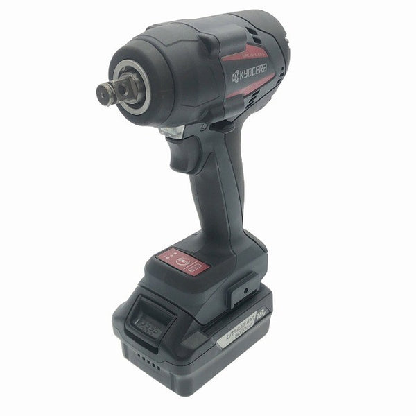 ☆美品☆kyocera 京セラ インパクトレンチ DIW183L5 バッテリ(18V5Ah)2個 充電器 ケース付き 充電式 コードレス119001 - 4