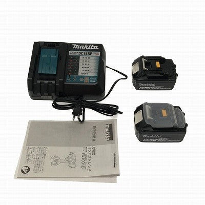 ☆未使用品☆makita マキタ 18V 充電式インパクトレンチ TW1001DRGX バッテリー2個(18V 6.0Ah) 充電器 ケース付116778 - 9
