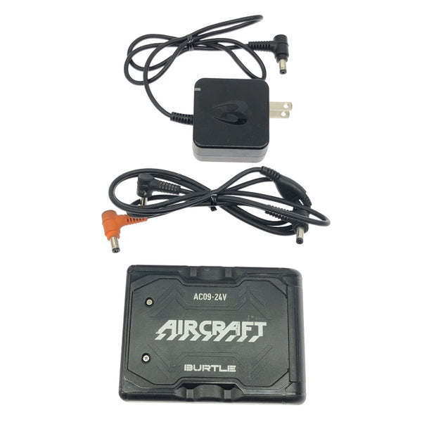 ☆中古美品☆BURTLE バートル エアークラフト リチウムイオンバッテリー AC09  ファンユニット AC09-1 充電アダプター付 空調作業服118169 - 10