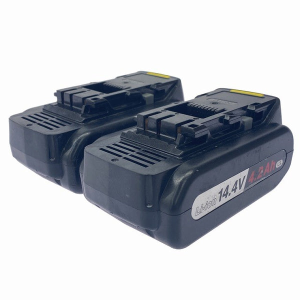 ☆中古品 2個セット☆Panasonic パナソニック 14.4V 4.2Ah リチウムイオンバッテリー EZ9L45 2個 蓄電池 バッテリ131746 - 3