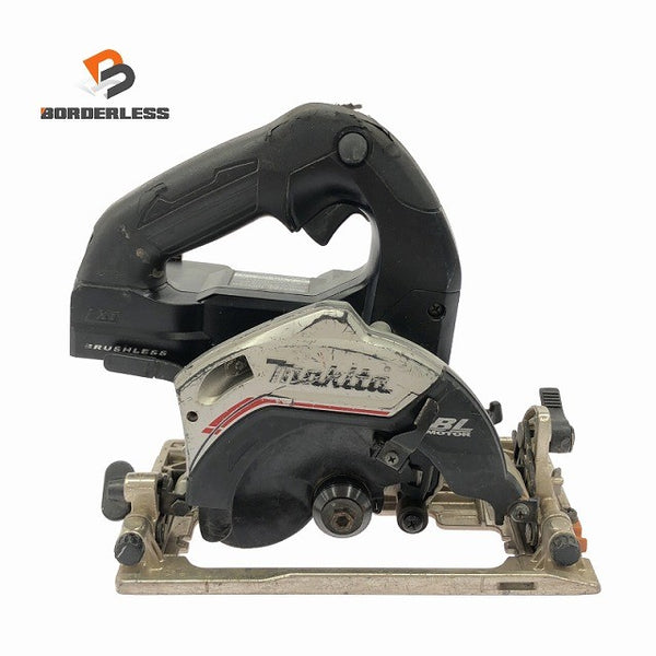☆中古品☆makita マキタ 18V 125mm 充電式マルノコ HS474D 黒 本体のみ コードレス 丸ノコ 丸のこ 丸鋸 木工用 切断機133740 - 1