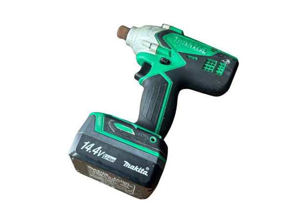☆中古品☆ makita マキタ 14.4V 充電式インパクトドライバ M695DWX バッテリー 2個 充電器 ケース コードレス - 5