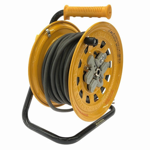 ☆比較的綺麗☆HATAYA ハタヤ 100V 20m サンタイガーリール BG-201KX 漏電遮断器付 屋内型 電工ドラム コードリール 延長コード138484 - 0