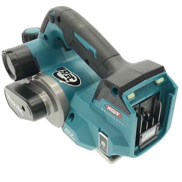 ☆未使用品☆makita マキタ 40Vmax 82mm 充電式カンナ KP001GRDX バッテリ2個(2.5Ah) 充電器付 コードレスかんな118676 - 5