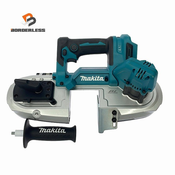 ☆美品☆makita マキタ 18V 充電式バンドソー PB183D 本体のみ コードレス バッテリー式 帯鋸切断機 鉄工用 切断機129549 - 1