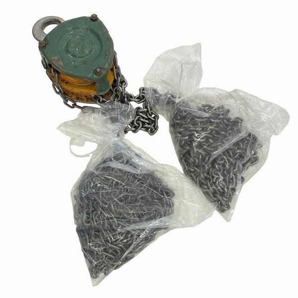 ☆中古品☆KITO キトーマイティ M3形 CB010 荷重1t/1トン 揚程2.5m チェーンブロック ホイスト 荷揚げ 吊り上げ 手動式117866 - 3