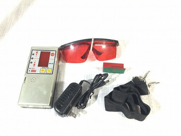 ☆比較的綺麗です☆ might マイト工業 レーザー墨出し器 MLA-412HE 本体+受光器(MK-50)+パーツ+三脚+ケース117656 - 9