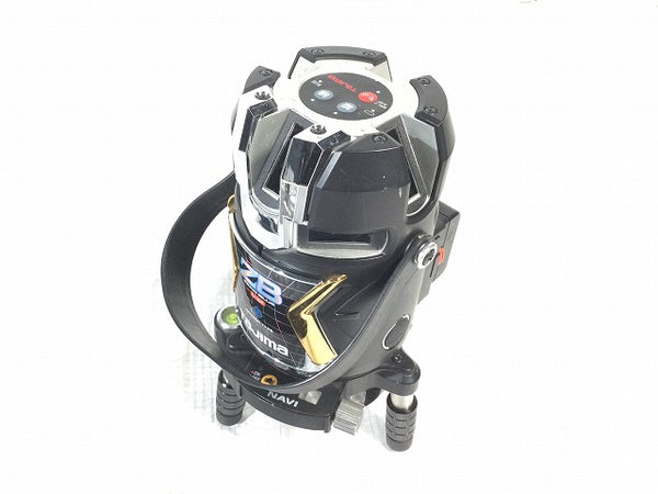 ☆美品☆TAJIMA タジマ ブルーグリーンレーザー墨出し器 ZEROBLSN-KJC 受光器 バッテリ1個 ケース付 ZERO BLUE NAVI センサーKJC113281 - 7