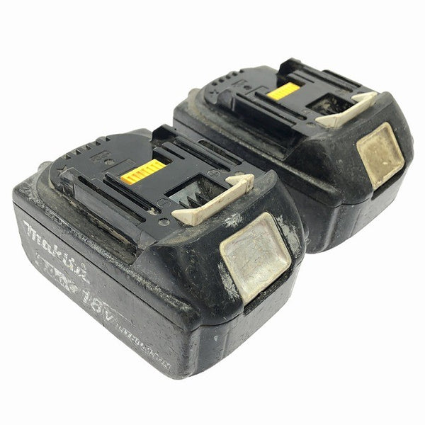 ☆中古品☆makita マキタ 純正リチウムイオンバッテリー BL1860B×2 充電器 DC18RF付き 電動工具 蓄電池 充電地129459 - 3