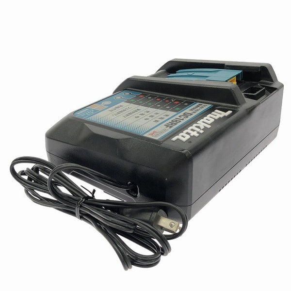 ☆中古美品☆makita マキタ 14.4V/18V用 純正 急速充電器 DC18RF リチウムイオンバッテリー用 リチウムイオン電池用133223 - 3