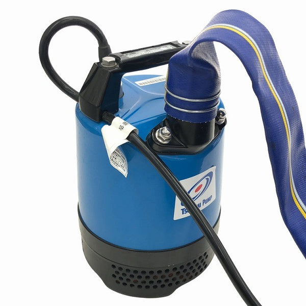☆中古美品☆TSURUMI PUMP ツルミポンプ 100V 鶴見製作所 水中ハイスピンポンプ LB-480 本体+ホース 60Hz 水中/排水131247 - 3