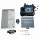 ☆極美品☆ makita マキタ 7.2V 充電式ペンドライバドリル DF012DSHX 青/ブルー バッテリー2個(1.5Ah)充電器+パーツ+ケース - 10