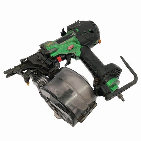 ☆中古品☆HITACHI 日立工機 高圧ロール釘打機 型番不明 エアツール 大工道具 エア釘打ち機136194 - 0