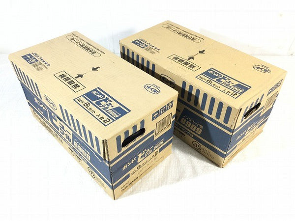 ☆未使用4缶☆KONISHI コニシ ボンド ビューシール 6909 NB/ノンブリード 2成分形ポリウレタン系 6Lセット 2缶入×2箱 シーリング材113081 - 2