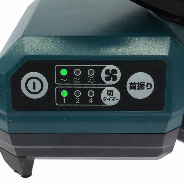 ☆中古品☆makita マキタ 14.4V/18V/100V 充電式ファン CF203D 青 バッテリ1個(18V6.0Ah) ACアダプタ付 コードレス 扇風機118322 - 7