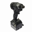 ☆比較的綺麗☆HITACHI 日立工機 14.4V コードレスインパクトドライバー WH14DBAL2(2LSCK)(B) 黒 バッテリ2個(3.0Ah) 充電器 ケース129461 - 5