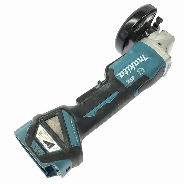 ☆中古品☆makita マキタ 18V 100mm 充電式ディスクグラインダー GA418D 砥石付き コードレス ディスクサンダー 研磨機 切断128480 - 4