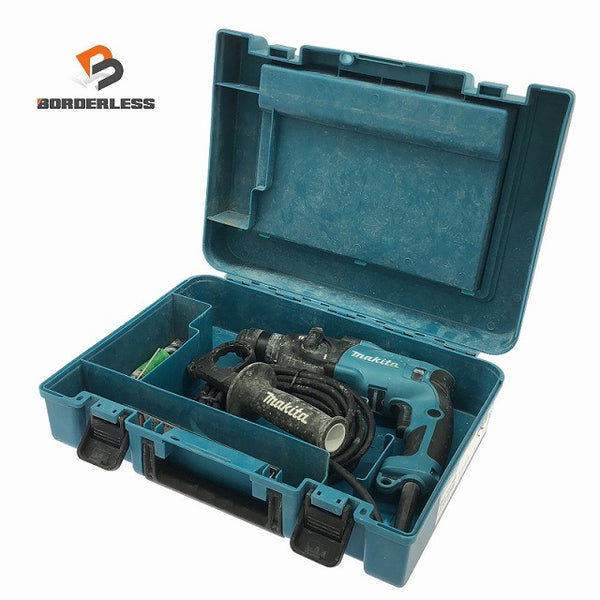 ☆中古品☆makita マキタ 100V 18mm ハンマドリル HR1830F ケース付 SDSプラス コード式 ハンマードリル 穴あけ 穿孔137070 - 1