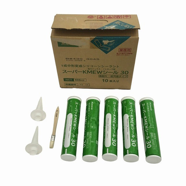 ☆未使用品25本セット☆Kmew 1成分変形シリコーンシーラント スーパーKMEWシール 30 1箱/10本×2 1箱/5本×1 合計25本セット116634 - 2