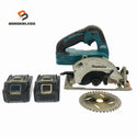 ☆中古品☆makita マキタ 125ｍｍ 18V充電式マルノコ HS471D バッテリー2個(18V 6.0Ah) 丸ノコ 丸のこ 切断 木材加工 電動工具131534 - 1