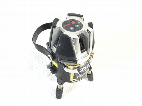 ☆中古品☆TAJIMA タジマ ブルーグリーンレーザー墨出し器 ZEROBL-KJC 受光器(RCV-G) バッテリ1個 ケース付116628 - 4