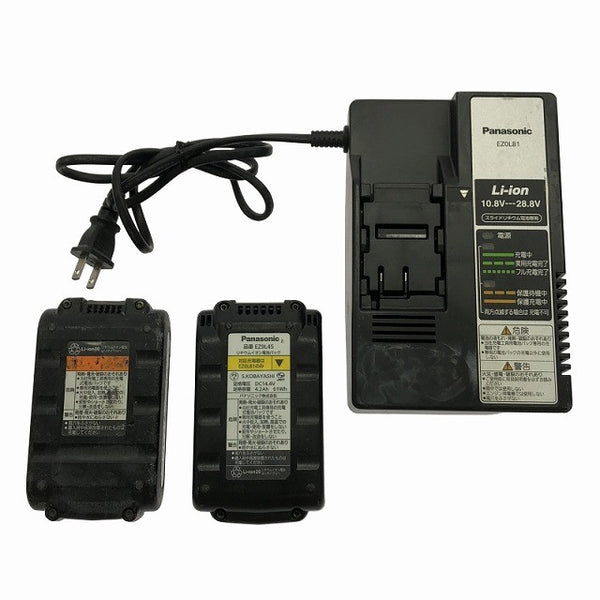 ☆中古品☆オマケ付♪ Panasonic パナソニック 14.4V 充電角穴カッター EZ4543 バッテリ1個(4.2Ah) 充電器 ケース付 ※コメント必読109713 - 10