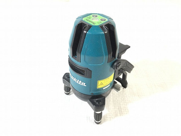 ☆中古品 makita マキタ 10.8V 充電式屋内･屋外兼用墨出し器 SK20GD 受光器 バッテリ1個 電池パック 三脚 ケース レーザー墨出し器125242 - 5