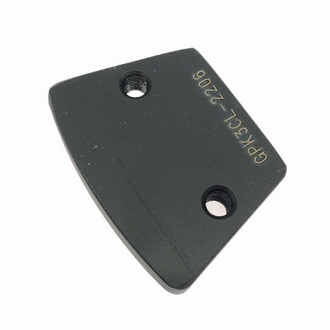 ☆未使用品☆紅蓮 床研削機用カッター GPK3CL-2206 PCDフロア ブラック 丸型3個：左回転 ディスク ウレタン アクリル126139 - 0