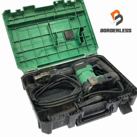 ☆中古品☆HIKOKI ハイコーキ 100V ハンマ H41SA4 ハンドル ケース付 電動ハンマー コンクリートブレーカー ハツリ機 116395116395 - 0