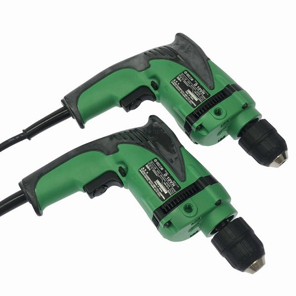 ☆極美品2点セット☆HITACHI 日立工機 100V 10mm 変速ドリル D10VH×2 キーレスチャック付 電動工具122431 - 5