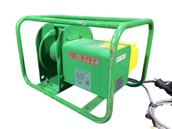 ☆中古品☆TTK トーヨーコーケン 100V ベビーマイティ MA-650M リモコン＋フック付 荷重150kg 小型 電動ウインチ 電動ウィンチ136822 - 2