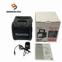 ☆美品☆makita マキタ 10.8V/14.4V/18V/100V 充電式スピーカー MR200B 黒 本体＋ACアダプタ付 コードレス ポータブルスピーカー 116668 - 1