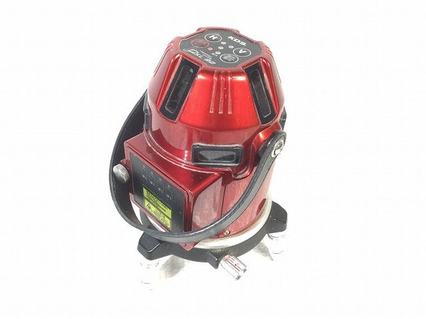 ☆中古品☆ KDS ムラテック レーザー墨出し器 DSL-92 電子正準 高輝度 フルライン 受光器 LRV-4 ケース付 ゴーグル付117828 - 7