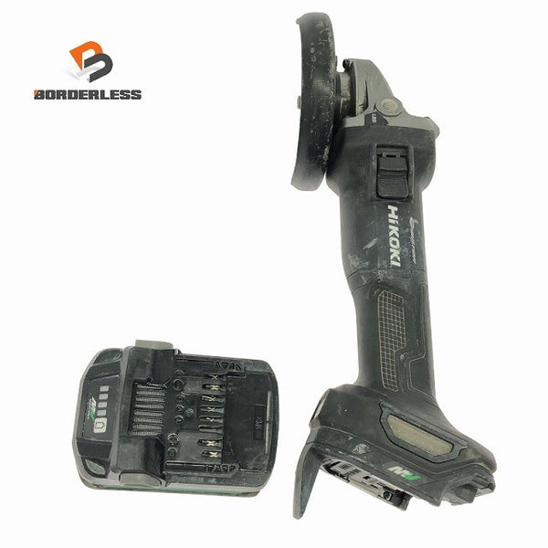☆中古品☆HiKOKI ハイコーキ 36V 100mm コードレスディスクグラインダ G3610DC バッテリー1個(BSL36A18X)付135800 - 1